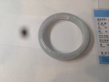 Load image into Gallery viewer, 56.3mm certified 100% natural Type A light green purple jadeite jade bangle Bk75-3785