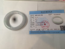 Load image into Gallery viewer, 56.3mm certified 100% natural Type A light green purple jadeite jade bangle Bk75-3785