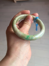 Load image into Gallery viewer, 56.5mm certified 100% natural Type A sunny green/brown jadeite jade bangle E41-2735
