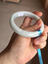 Load image into Gallery viewer, 57.8mm certified 100% certified natural  light green jadeite jade bangle AX139-0797