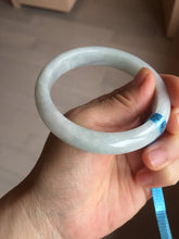 Load image into Gallery viewer, 57.8mm certified 100% certified natural  light green jadeite jade bangle AX139-0797