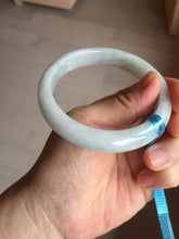 Load image into Gallery viewer, 57.8mm certified 100% certified natural  light green jadeite jade bangle AX139-0797
