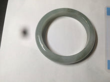 Load image into Gallery viewer, 57.3 mm Certified Type A 100% Natural green/gray Jadeite Jade bangle AZ69-0347
