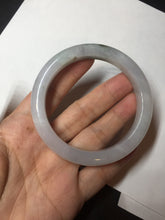 Load image into Gallery viewer, 57.2mm Certified Type A 100% Natural icy watery white purple black brown Jadeite Jade bangle BL72-7066