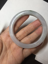Load image into Gallery viewer, 57.2mm Certified Type A 100% Natural icy watery white purple black brown Jadeite Jade bangle BL72-7066