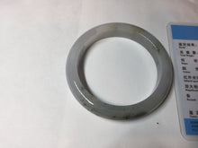 Load image into Gallery viewer, 57.5mm Certified Type A 100% Natural icy watery white purple black brown Jadeite Jade bangle BL73-7043
