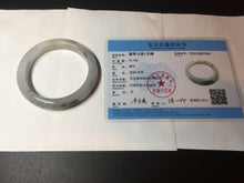 Load image into Gallery viewer, 57.5mm Certified Type A 100% Natural icy watery white purple black brown Jadeite Jade bangle BL73-7043