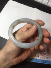 Load image into Gallery viewer, 57.5mm Certified Type A 100% Natural icy watery white purple black brown Jadeite Jade bangle BL73-7043