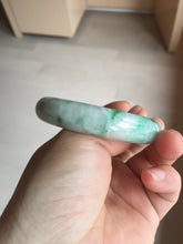 Load image into Gallery viewer, 53.7mm Certified 100% natural Type A sunny green purple jadeite jade bangle BQ33-4150