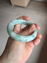 Load image into Gallery viewer, 53.7mm Certified 100% natural Type A sunny green purple jadeite jade bangle BQ33-4150