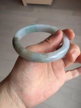 Load image into Gallery viewer, 57.5mm Certified Type A 100% Natural white/light purple/brown Jadeite Jade bangle BM51-7048