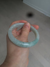 Load image into Gallery viewer, 57mm Certified 100% natural Type A light green/white  jadeite jade bangle BH49-0023