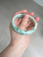Load image into Gallery viewer, 59.2mm Certified Type A 100% Natural green purple Jadeite Jade bangle S86-7051