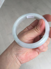 Load image into Gallery viewer, 58mm Certified type A 100% Natural light green/white Jadeite bangle AR118-0253