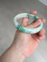 Load image into Gallery viewer, 59.2mm Certified Type A 100% Natural green purple Jadeite Jade bangle S86-7051