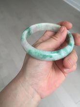 Load image into Gallery viewer, 59.2mm Certified Type A 100% Natural green purple Jadeite Jade bangle S86-7051