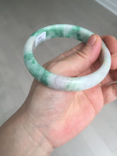 Load image into Gallery viewer, 59.2mm Certified Type A 100% Natural green purple Jadeite Jade bangle S86-7051