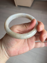Load image into Gallery viewer, 57.5mm Certified Type A 100% Natural white/yellow/brown (golden sand) Jadeite Jade bangle BM52-7050