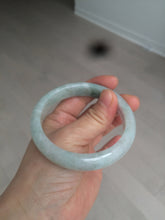 Load image into Gallery viewer, 57mm Certified 100% natural Type A light green/white  jadeite jade bangle BH48-6419