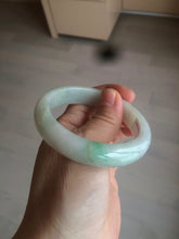 Load image into Gallery viewer, 53.5mm Certified Type A 100% Natural sunny green Jadeite Jade bangle BG40