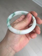 Load image into Gallery viewer, 57mm Certificated sunny green/yellow/white jadeite jade bangle S83-7073