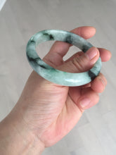 Load image into Gallery viewer, 56.5mm Certified Type A 100% Natural suny green dark green Jadeite Jade bangle BP33-8236
