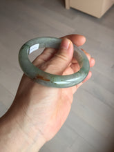 Load image into Gallery viewer, 56.2mm certified Type A 100% Natural green/red/gray/purple (FU LU SHOU) Jadeite Jade bangle BL78-8659