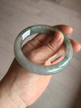 Load image into Gallery viewer, 56.2mm certified Type A 100% Natural green/red/gray/purple (FU LU SHOU) Jadeite Jade bangle BL78-8659