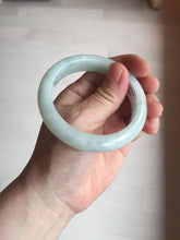 Load image into Gallery viewer, 52.5mm certified 100% natural Type A light  green white jadeite jade bangle AR116-9424