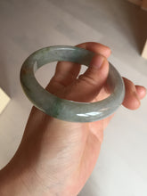 Load image into Gallery viewer, 56.2mm certified Type A 100% Natural green/red/gray/purple (FU LU SHOU) Jadeite Jade bangle BL78-8659