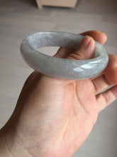 Load image into Gallery viewer, 51.5mm certified 100% natural type A light purple sunny green yellow oval jadeite jade bangle BL77-8666