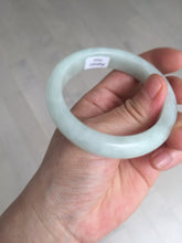 Load image into Gallery viewer, 52.5mm certified 100% natural Type A light  green white jadeite jade bangle AR116-9424