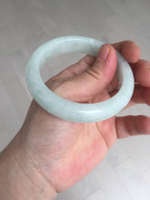 Load image into Gallery viewer, 52.5mm certified 100% natural Type A light  green white jadeite jade bangle AR116-9424