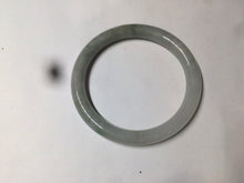 Load image into Gallery viewer, 53.6mm Certified 100% natural Type A light green/gray round cut jadeite jade bangle AX72-6947