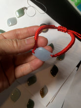 Load image into Gallery viewer, 100% natural type A jadeite jade icy Willow leaf bead KS97