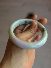 Load image into Gallery viewer, 54.5mm Certified 100% natural Type A green/purple jadeite jade bangle AH88-0772