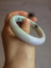 Load image into Gallery viewer, 54.5mm Certified 100% natural Type A green/purple jadeite jade bangle AH88-0772