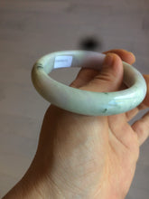 Load image into Gallery viewer, 54.5mm Certified 100% natural Type A green/purple jadeite jade bangle AH88-0772