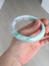 Load image into Gallery viewer, 59mm Certified Type A 100% Natural sunny green purple Jadeite Jade bangle BP38-1181