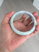 Load image into Gallery viewer, 59mm Certified Type A 100% Natural sunny green purple Jadeite Jade bangle BP38-1181