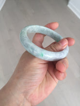 Load image into Gallery viewer, 59mm Certified Type A 100% Natural sunny green purple Jadeite Jade bangle BP38-1181