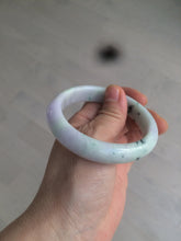 Load image into Gallery viewer, 54.5mm Certified 100% natural Type A green/purple jadeite jade bangle AH88-0772