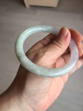 Load image into Gallery viewer, 55mm certified 100% natural type A green/purple/brown round cut jadeite jade bangle AU32-1339
