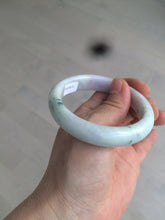 Load image into Gallery viewer, 54.5mm Certified 100% natural Type A green/purple jadeite jade bangle AH88-0772