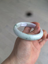 Load image into Gallery viewer, 54.5mm Certified 100% natural Type A green/purple jadeite jade bangle AH88-0772