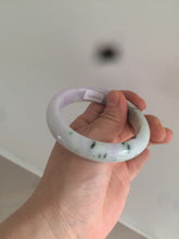 Load image into Gallery viewer, 54.5mm Certified 100% natural Type A green/purple jadeite jade bangle AH88-0772