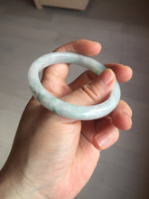 Load image into Gallery viewer, 52.8mm Certificated 100% natural type A sunny green/white jadeite jade bangle AU30-1325