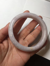 Load image into Gallery viewer, 60mm Certified Type A 100% Natural sunny green/white/purple Jadeite Jade bangle BL4-0367