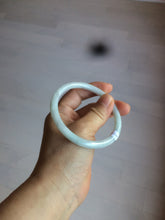 Load image into Gallery viewer, 57.2mm type A 100% Natural green/white round cut jadeite jade bangle AR97-2795