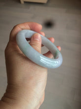 Load image into Gallery viewer, 55mm Certified type A 100% Natural green/white/purple Jadeite jade bangle BG32-0318